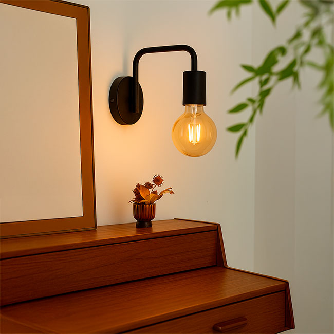 LÁMPARA DE PARED DULCE BLACK