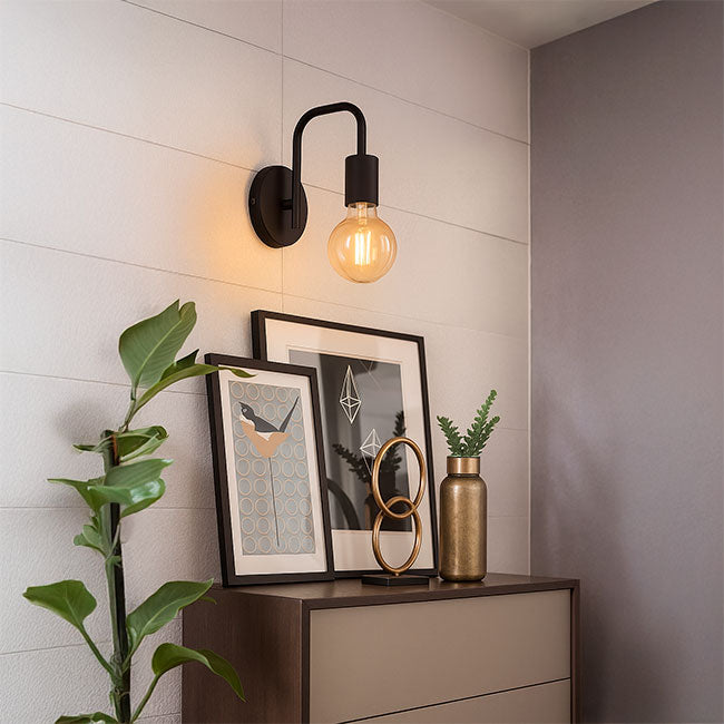LÁMPARA DE PARED DULCE BLACK