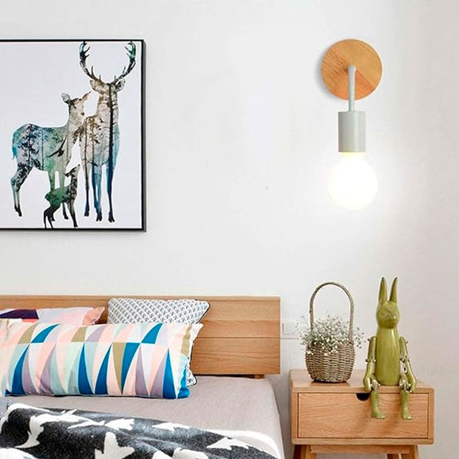 LÁMPARA DE PARED INTERIOR GABRIELA WOOD