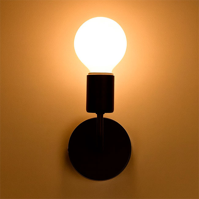LÁMPARA DE PARED INTERIOR ALEXA BLACK LED