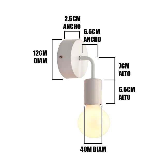 LÁMPARA DE PARED INTERIOR ALEXA WHITE LED