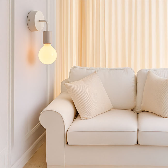 LÁMPARA DE PARED INTERIOR ALEXA WHITE LED