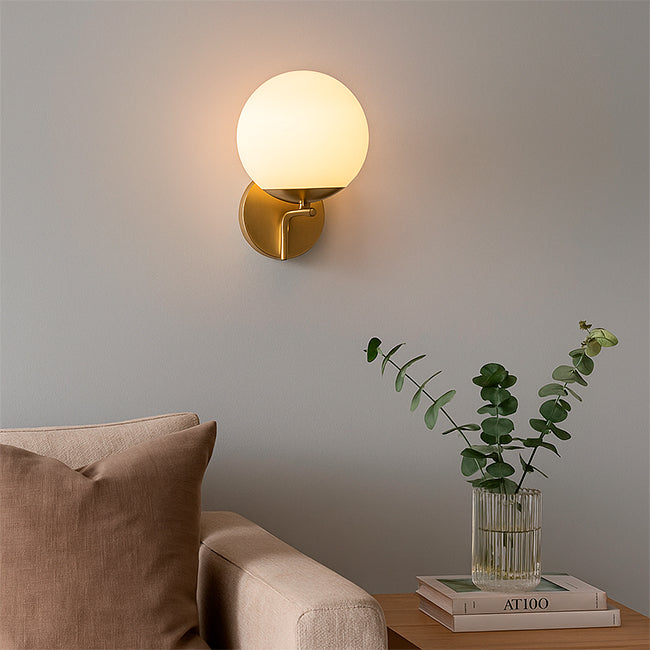 LÁMPARA DE PARED INTERIOR MICAELA GOLD LED / SIN FOCO