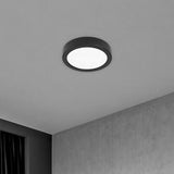 PANEL NEGRO LED CIRCULAR 18W ADOSABLE SIMPLE LUZ BLANCA 6000K - ILUMINA