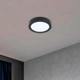 PANEL NEGRO LED CIRCULAR 18W ADOSABLE SIMPLE LUZ INTERMEDIA 4000K - ILUMINA