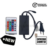 SET COMPLETO - CONECTOR INICIAL PARA CINTA LED RGB - CAPACIDAD MÁXIMA HASTA 30 METROS