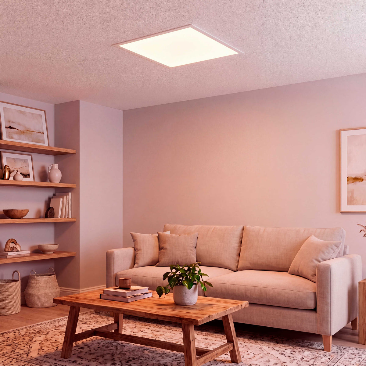 PANEL LED CUADRADO 36W 600X600 OSRAM LEDVANCE LUZ CÁLIDA