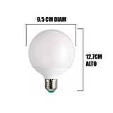 FOCO LED ESFERA G95 12W LUZ BLANCA