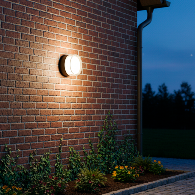 24D01RBK LÁMPARA DE EXTERIOR LED LUNA BLACK 10W