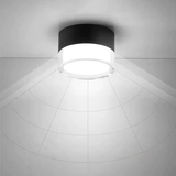 24D01RBK LÁMPARA DE TECHO ADOSABLE LED LUNA BLACK 10W