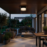 24D01RBK LÁMPARA DE TECHO ADOSABLE LED LUNA BLACK 10W