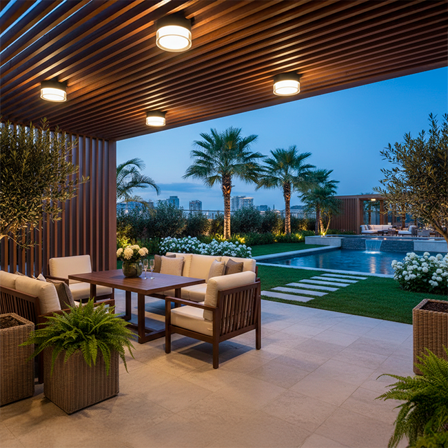 24D01RBK LÁMPARA DE TECHO ADOSABLE LED LUNA BLACK 10W