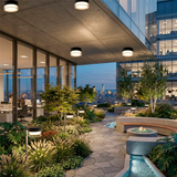 24D01RBK LÁMPARA DE TECHO ADOSABLE LED LUNA BLACK 10W