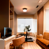 24D01RBK LÁMPARA DE TECHO ADOSABLE LED LUNA BLACK 10W