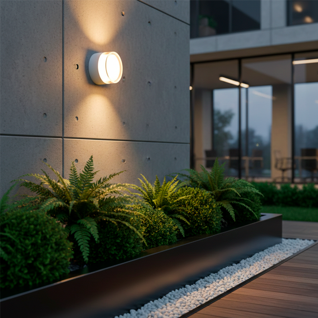 24D01RWH LÁMPARA DE EXTERIOR LED LUNA WHITE 10W