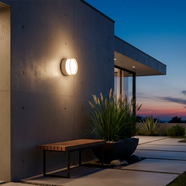 24D01RWH LÁMPARA DE EXTERIOR LED LUNA WHITE 10W