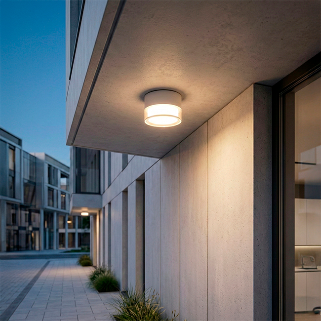 24D01RWH LÁMPARA DE TECHO ADOSABLE LED LUNA WHITE 10W