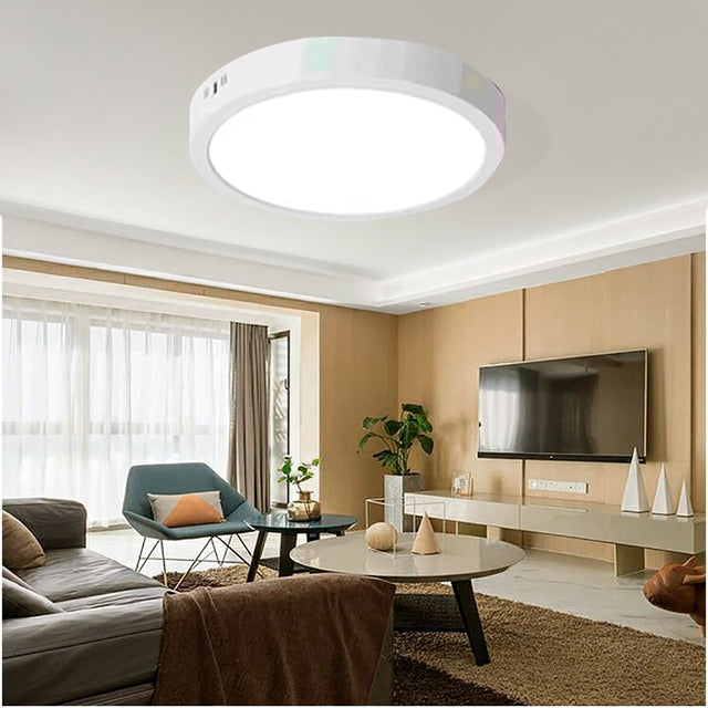 PANEL LED CIRCULAR 24W ADOSABLE BLANCA LUZ BLANCA 7000K