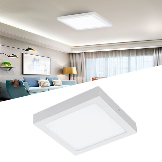 PANEL LED CUADRADO 24W ADOSABLE SIMPLE LUZ CÁLIDA 3000K