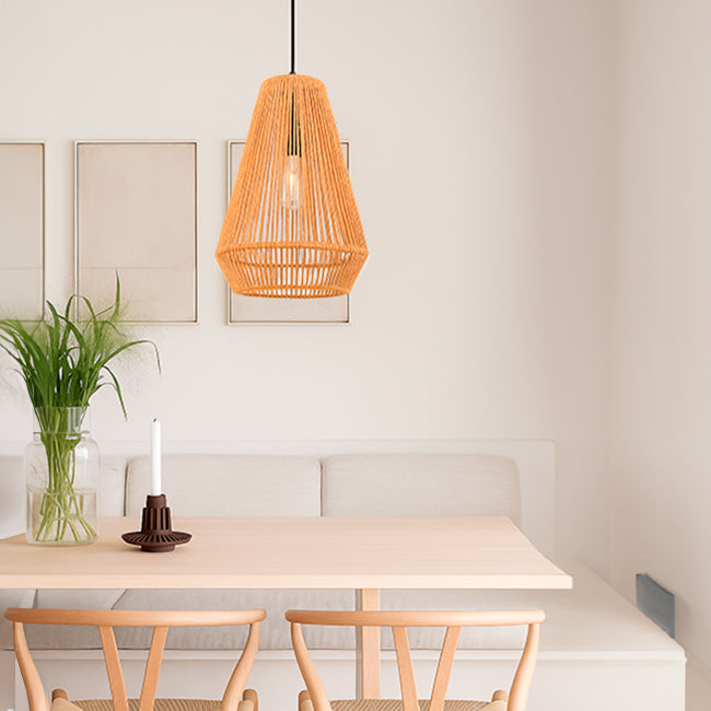 LÁMPARA COLGANTE ARTESANAL NINA - SIN FOCO