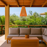 LÁMPARA COLGANTE ARTESANAL NINA - SIN FOCO