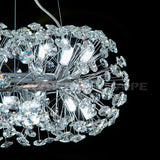 LÁMPARA COLGANTE CATALONIA CRISTAL LUX SILVER LED