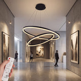 LÁMPARA COLGANTE LED ASTRO BLACK + CONTROL REMOTO