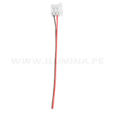 CONECTOR INICIAL PARA CINTA LED MARCA ILUMINA (NO REQUIERE SOLDADURA)