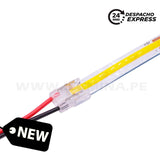 CONECTOR INICIAL CON CABLE PARA CINTA COB LED MARCA ILUMINA (NO REQUIERE SOLDADURA)