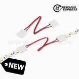 EXTENSIÓN CONECTOR DOBLE CON CABLE PARA CINTA COB LED MARCA ILUMINA (NO REQUIERE SOLDADURA)