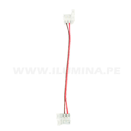 EXTENSIÓN CONECTOR DOBLE CON CABLE PARA CINTA COB LED MARCA ILUMINA (NO REQUIERE SOLDADURA)