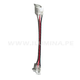 2P-8ST-COB EXTENSIÓN CONECTOR DOBLE CON CABLE PARA CINTA COB LED MARCA ILUMINA (NO REQUIERE SOLDADURA)