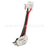 2P-8ST-COB EXTENSIÓN CONECTOR DOBLE CON CABLE PARA CINTA COB LED MARCA ILUMINA (NO REQUIERE SOLDADURA)