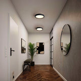 PANEL NEGRO LED CIRCULAR 18W ADOSABLE SIMPLE LUZ INTERMEDIA 4000K - ILUMINA