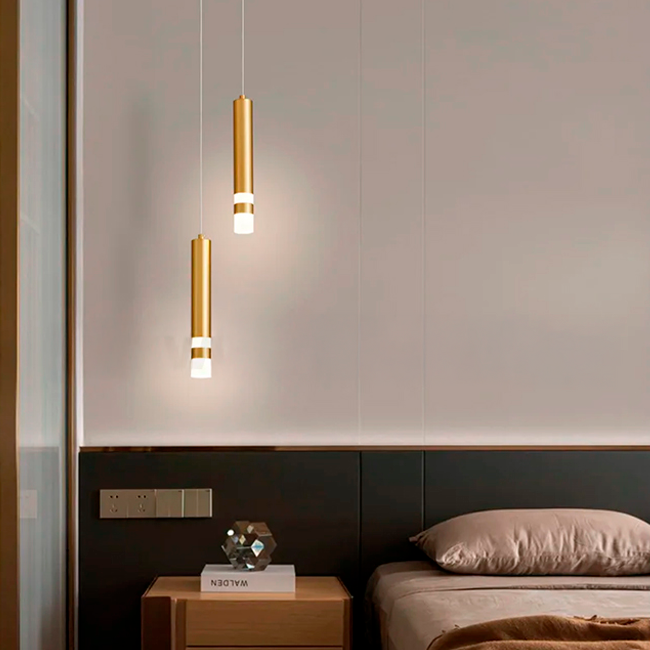 LÁMPARA COLGANTE SUPER SLIM LED GOLDEN 5W