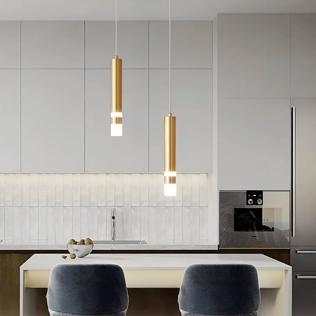 LÁMPARA COLGANTE SUPER SLIM LED GOLDEN 5W