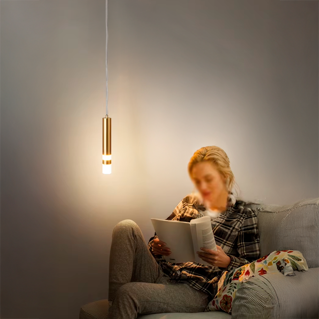 LÁMPARA COLGANTE SUPER SLIM LED GOLDEN 5W