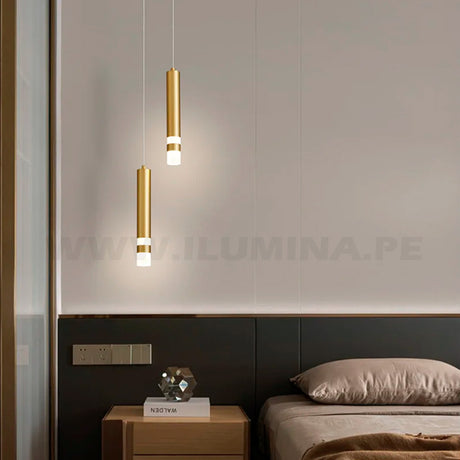 LÁMPARA COLGANTE SUPER SLIM LED GOLDEN 5W