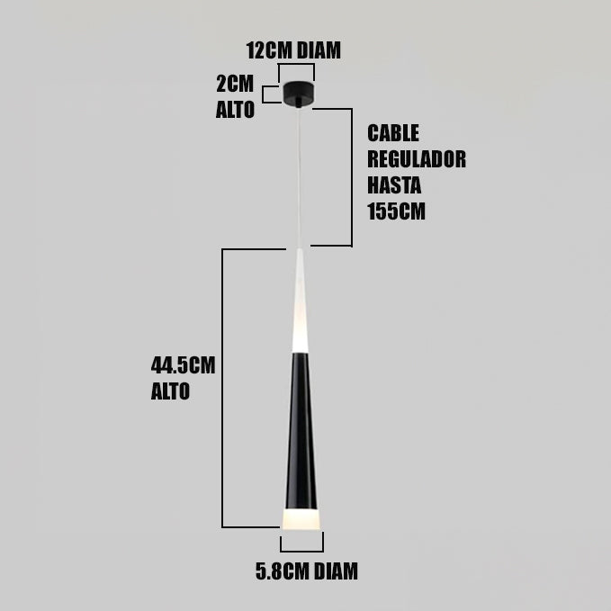 LÁMPARA COLGANTE SUPER SLIM LED PRUNE 5W