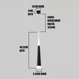 LÁMPARA COLGANTE SUPER SLIM LED PRUNE 5W