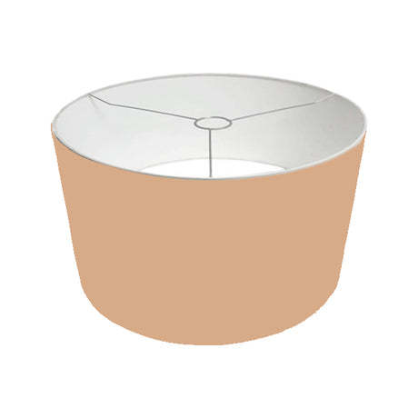 PANTALLA DECORATIVA PARA LÁMPARA 40DIAM 25ALT HUACHA IMPORTADA COLOR HÁBANO