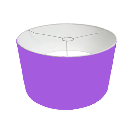 PANTALLA DECORATIVA PARA LÁMPARA 40DIAM 25ALT HUACHA IMPORTADA COLOR MORADO