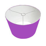 PANTALLA DECORATIVA CÓNICA 45DIAM X 35DIAM X 25ALT HUACHA IMPORTADA COLOR  MORADO