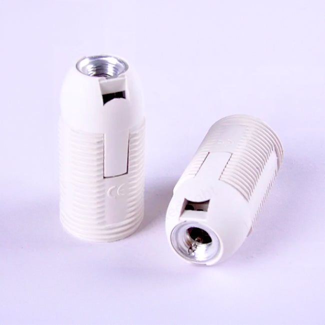 SOCKET IMPORTADO PARA LÁMPARA E14 BLANCO