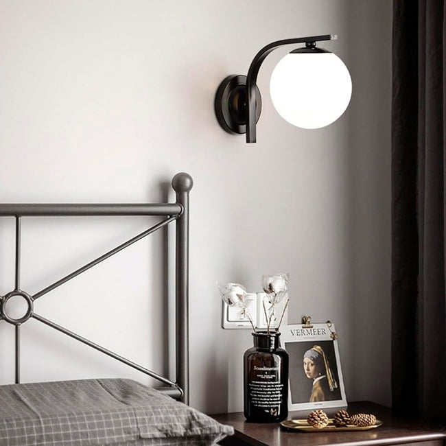 LÁMPARA DE PARED INTERIOR HARPER BLACK LED - SIN FOCO