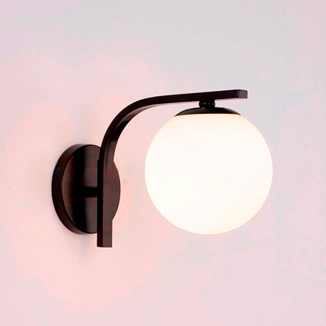 LÁMPARA DE PARED INTERIOR HARPER BLACK LED - SIN FOCO