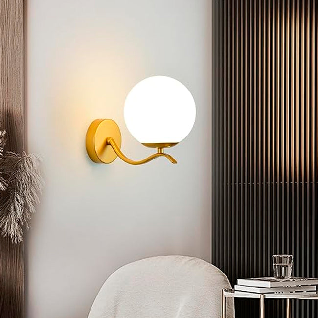 LÁMPARA DE PARED INTERIOR MURCIA GOLD LED