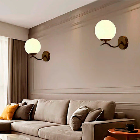 LÁMPARA DE PARED INTERIOR MURCIA BLACK LED + FOCO LED FILAMENTO G45 4W E27 TRANSPARENTE ILUMINA