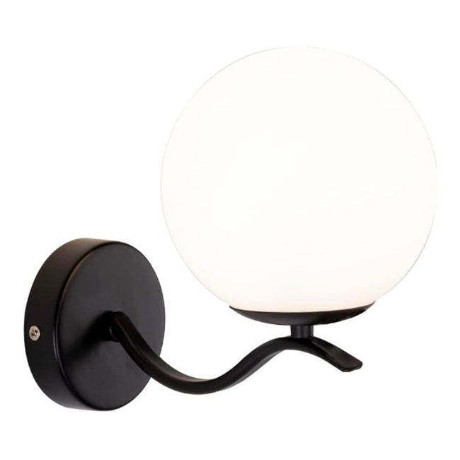LÁMPARA DE PARED INTERIOR MURCIA BLACK LED - SIN FOCO