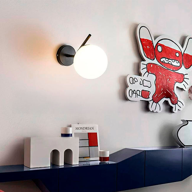 LÁMPARA DE PARED INTERIOR MERCEDES BLACK